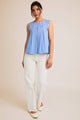 Pleated Sleeveless Top - Leza Style