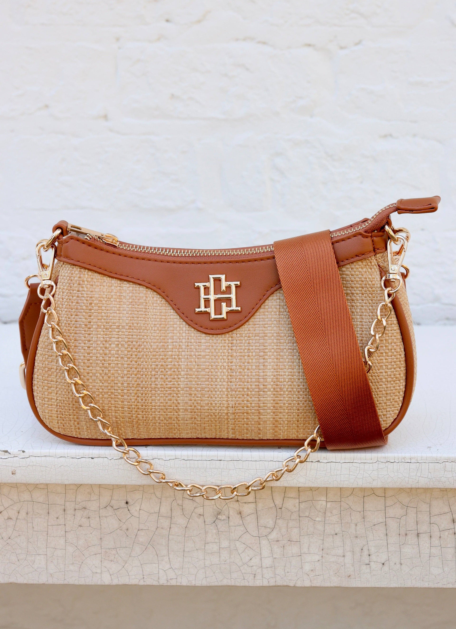 Gianna Crossbody: Camel