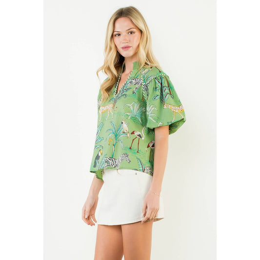 Coastal Safari Blouse