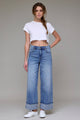 Cuffed Stretch Relaxed Denim