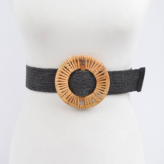 Bamboo Buckle Stretch Belt