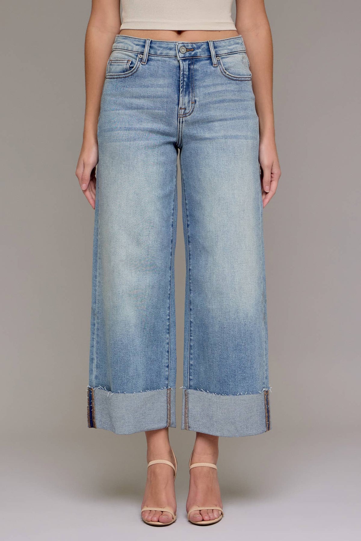 Margot High Rise Cuffed Leg