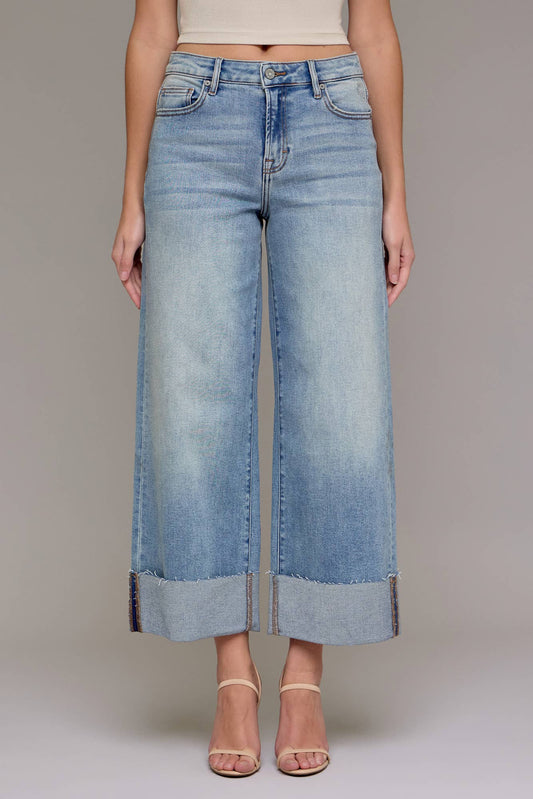 Margot High Rise Cuffed Leg