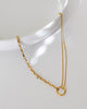 DRIFT Gold Circle Chain Necklace