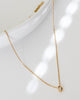 DRIFT Gold Small Teardrop Necklace