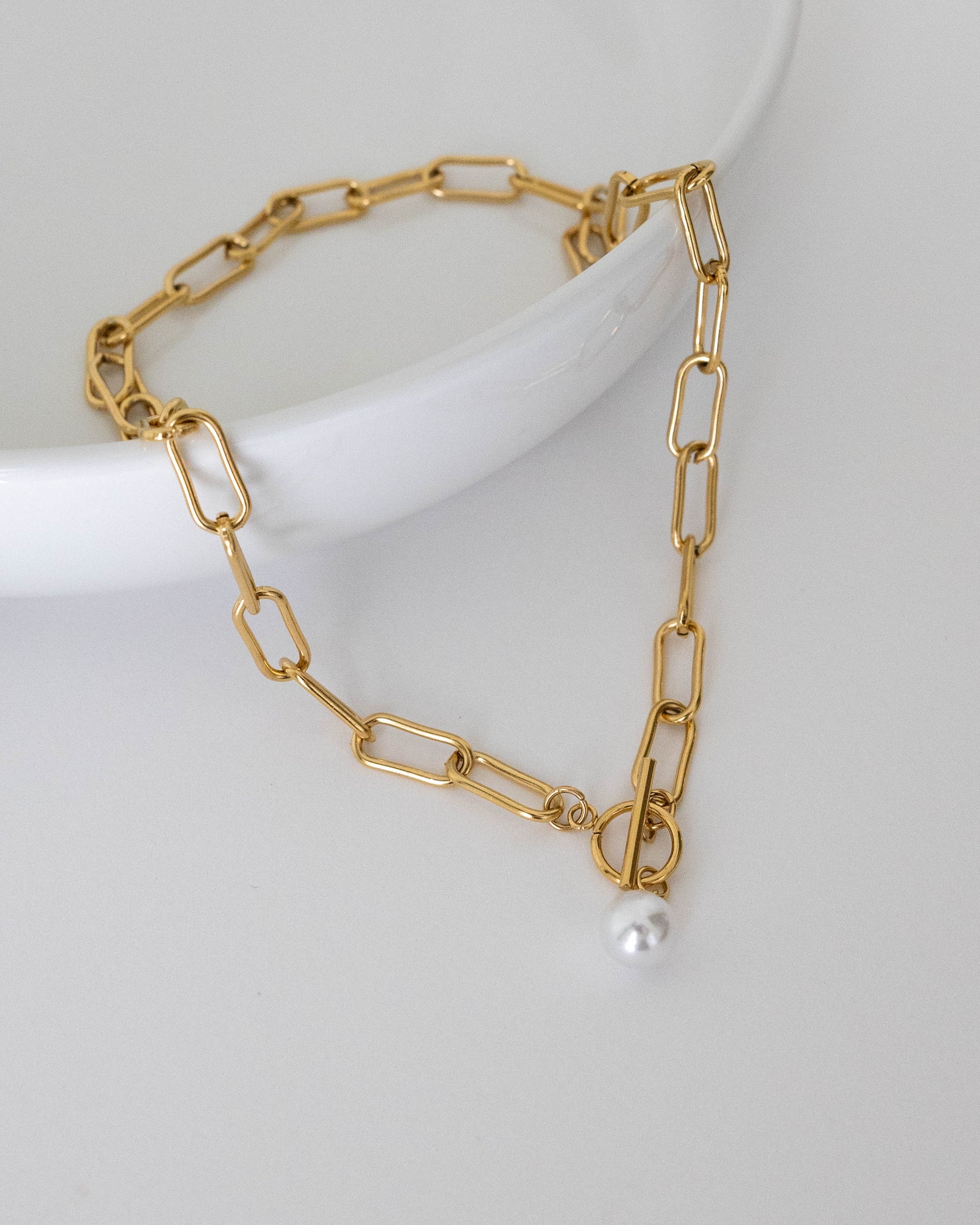DRIFT Pearl Chain Necklace