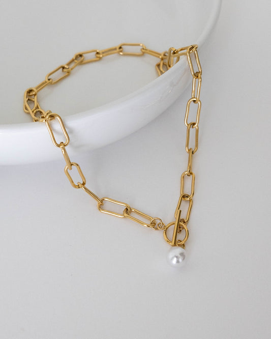 DRIFT Pearl Chain Necklace