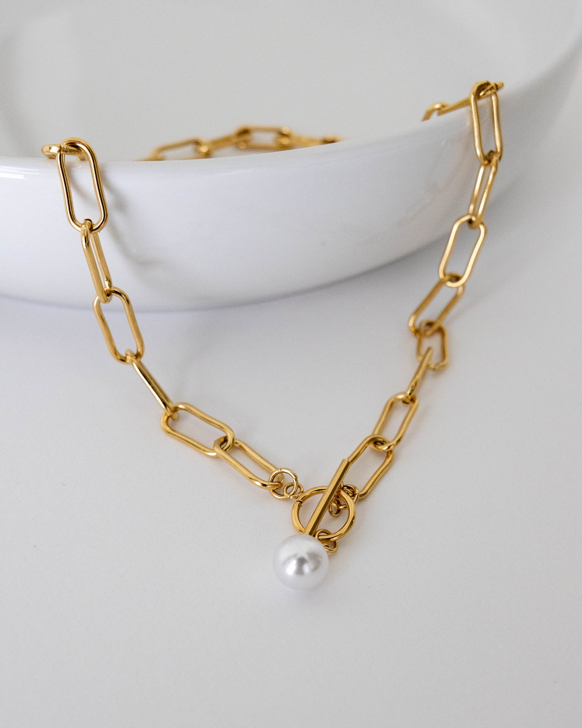 DRIFT Pearl Chain Necklace