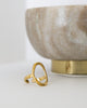 DRIFT Gold Oval Ring