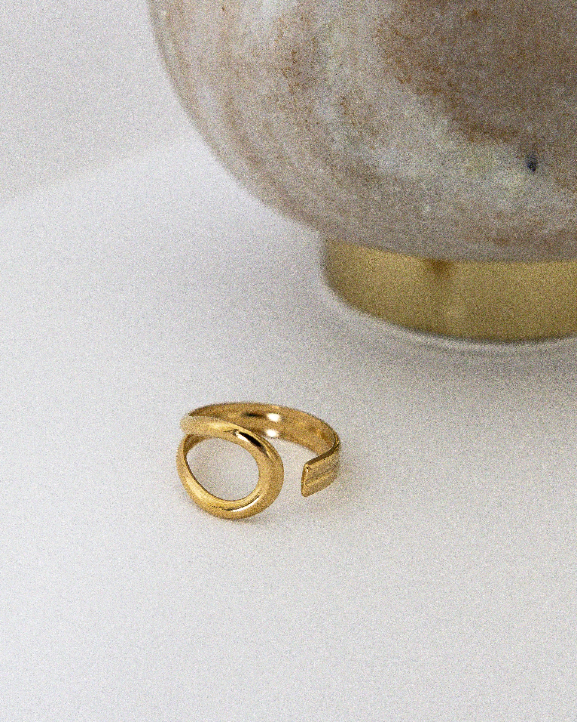 DRIFT Gold Loop Ring