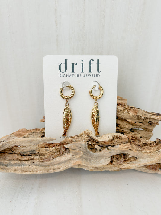 DRIFT Hoop Fish Earring