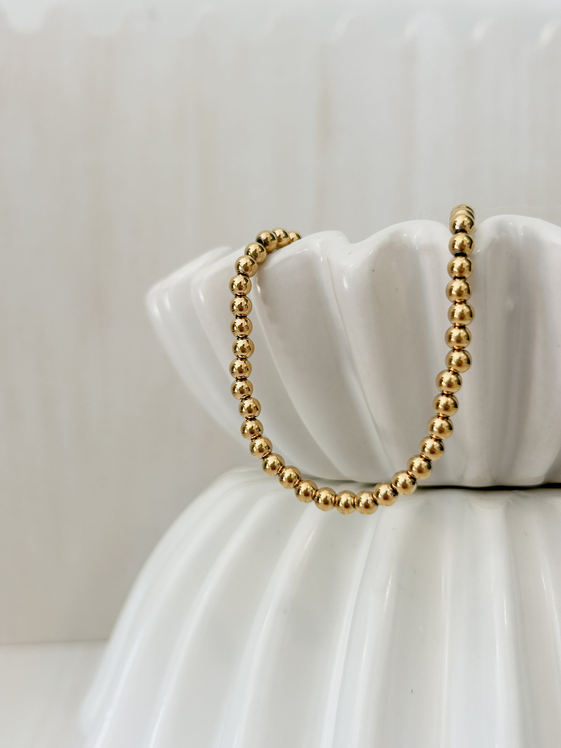 DRIFT Gold Medium Ball Bracelet