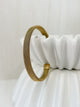 DRIFT Gold Textured Cuff Bracelet