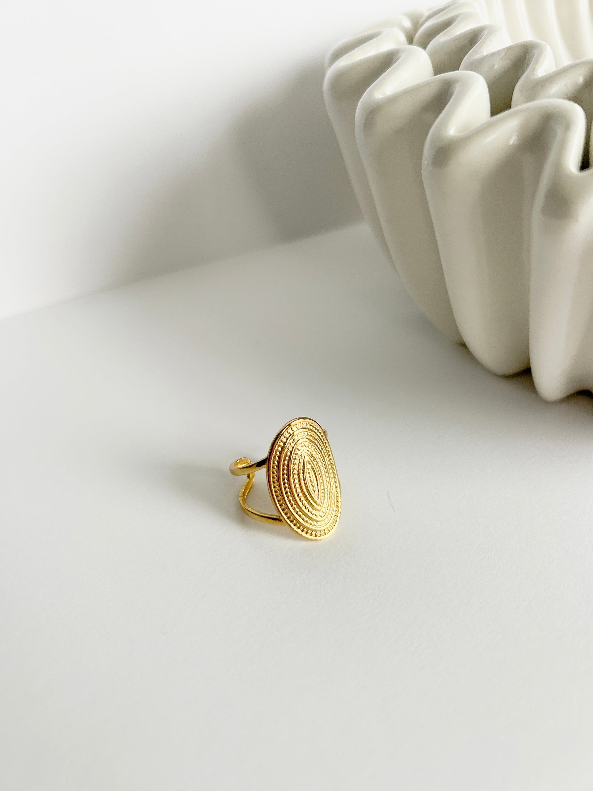 DRIFT Gold Pendant Ring
