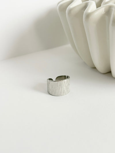 DRIFT Silver Textured Ring