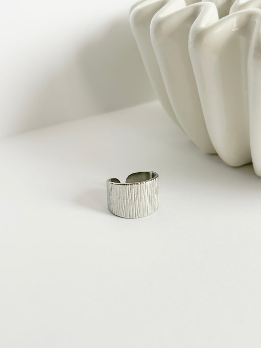 DRIFT Silver Textured Ring