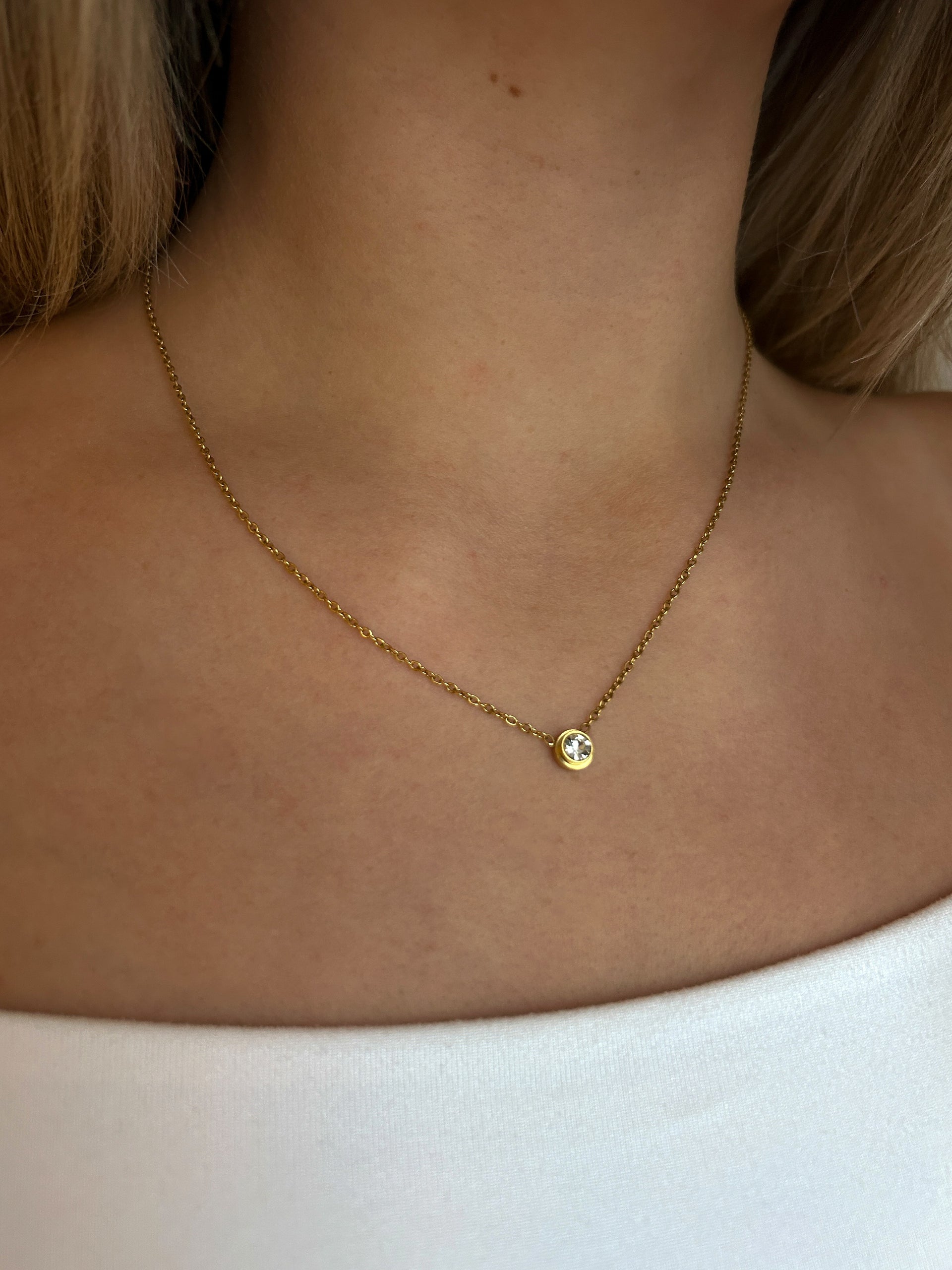 DRIFT Gold Diamond Necklace