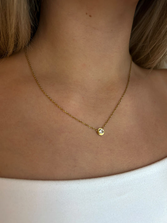 DRIFT Gold Diamond Necklace