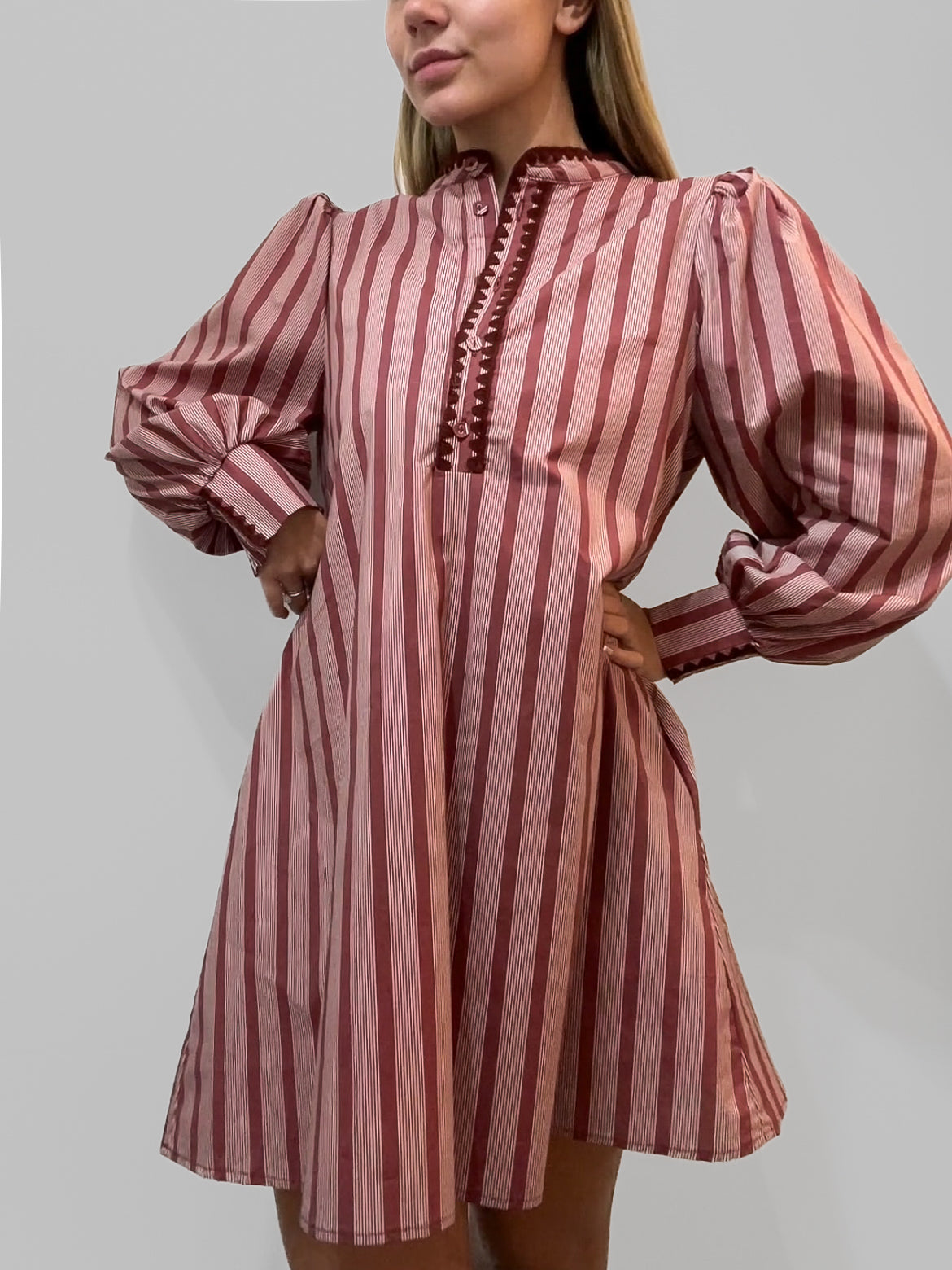 Ellie Striped Mini Dress