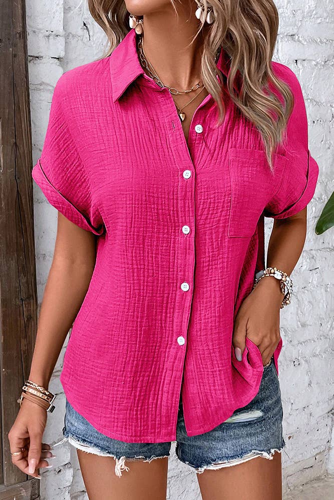 Freda Button Up Blouse