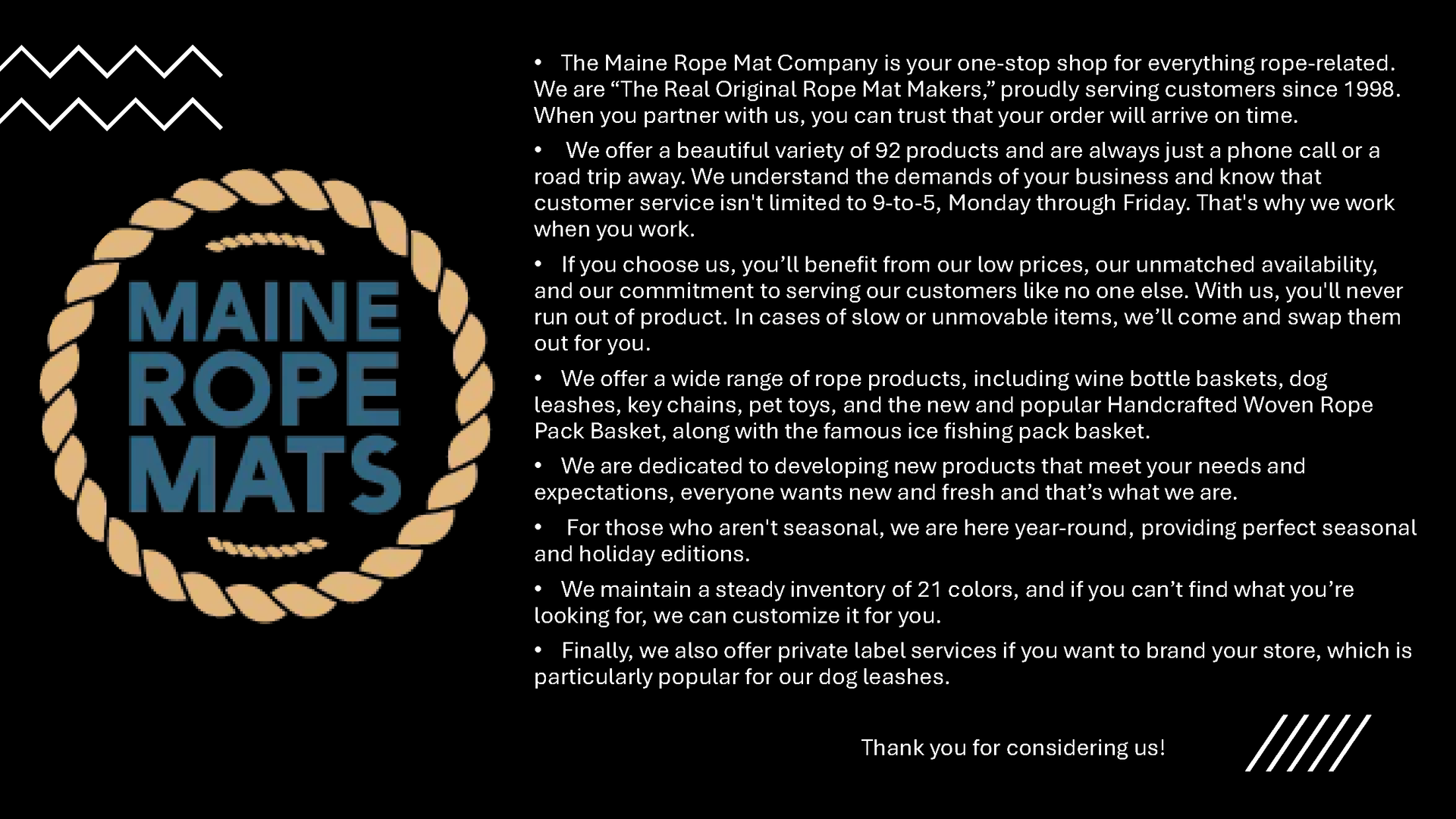 Lobster Rope Door Mat