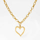 Sweetheart Tarnish Free Statement Necklace