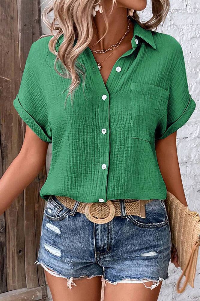 Freda Button Up Blouse