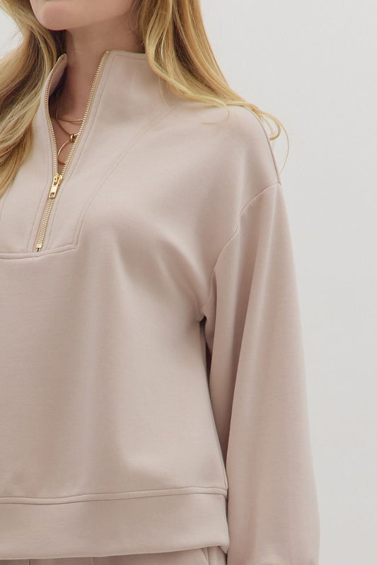 Bare Edit Zip Top