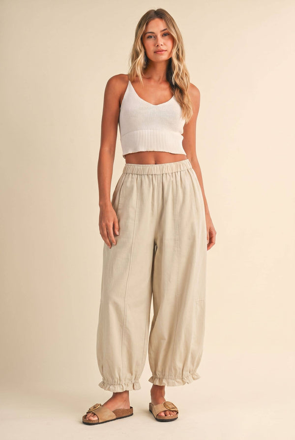 Ecru Beachside Pants