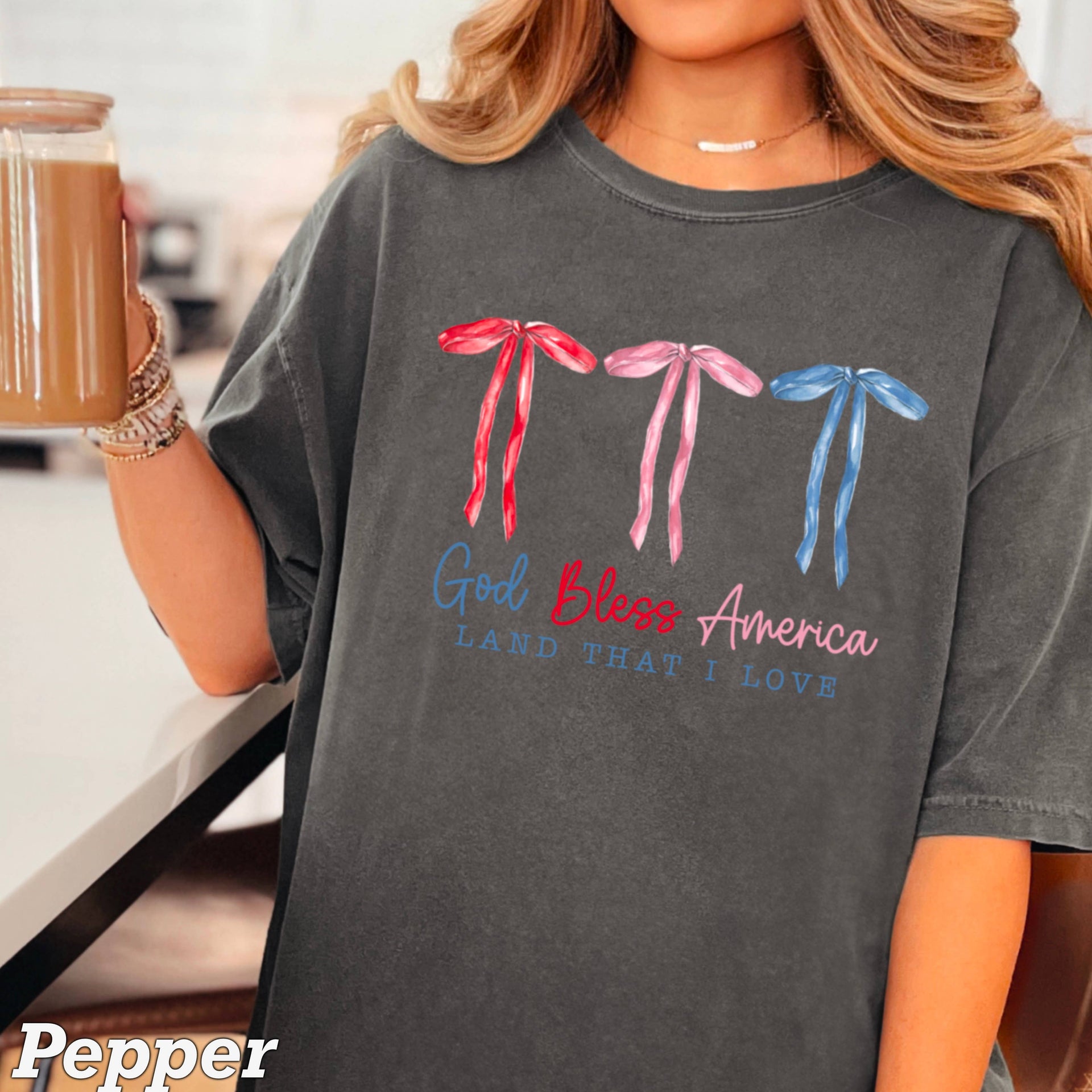 America Bow Graphic Shirt