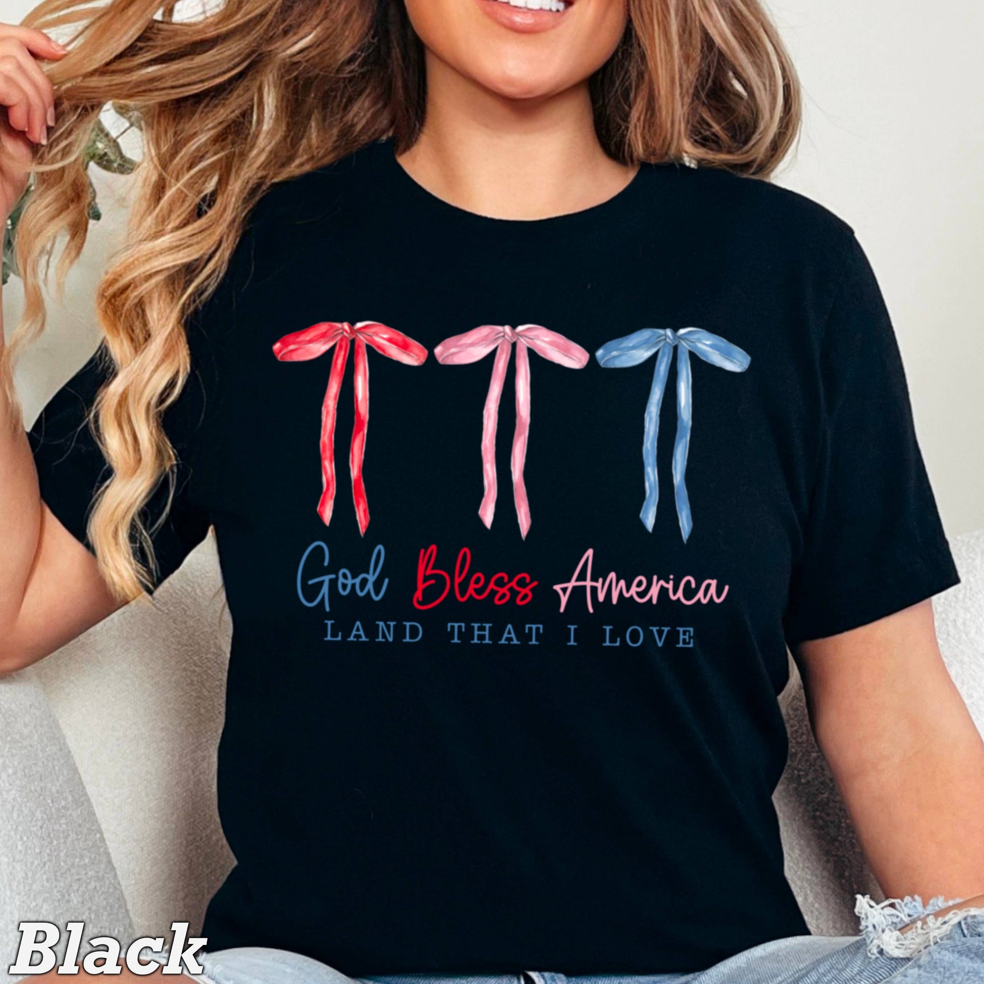 America Bow Graphic Shirt