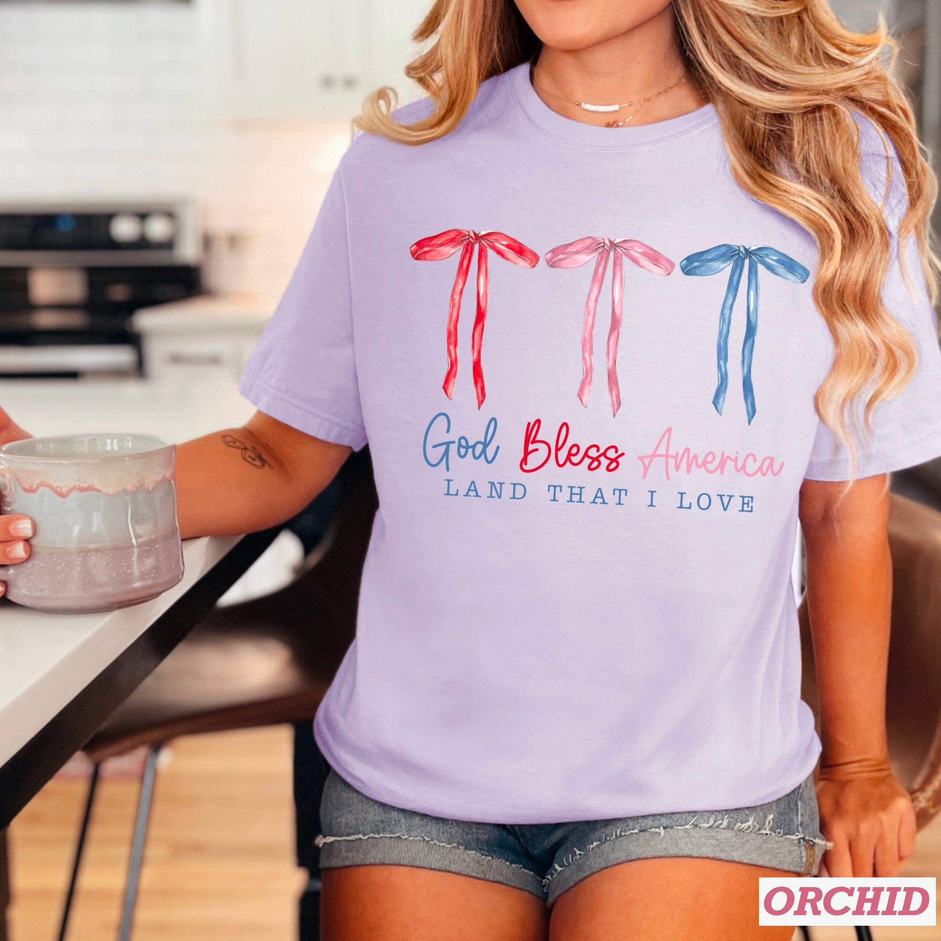 America Bow Graphic Shirt