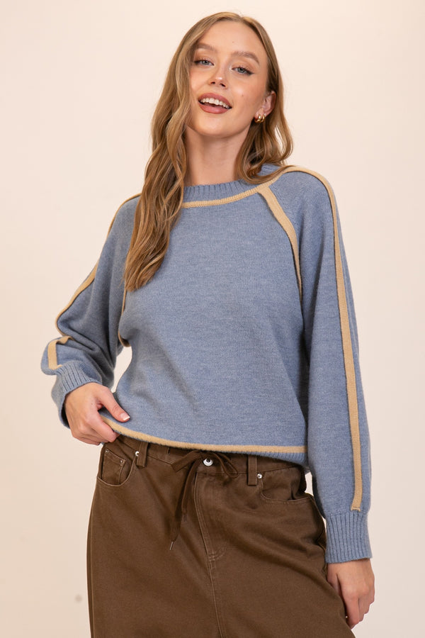 Coastal Blue Sweater