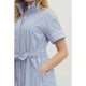 Marina Ruffle Collar Dress