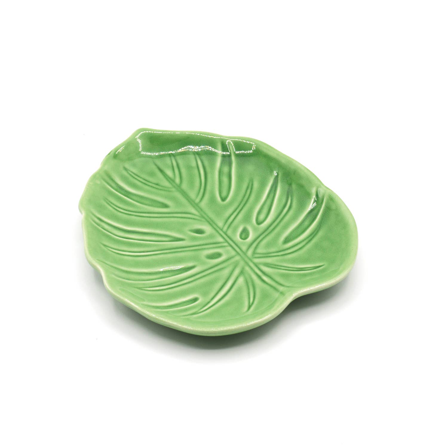Palm Ceramic Decorative Dish