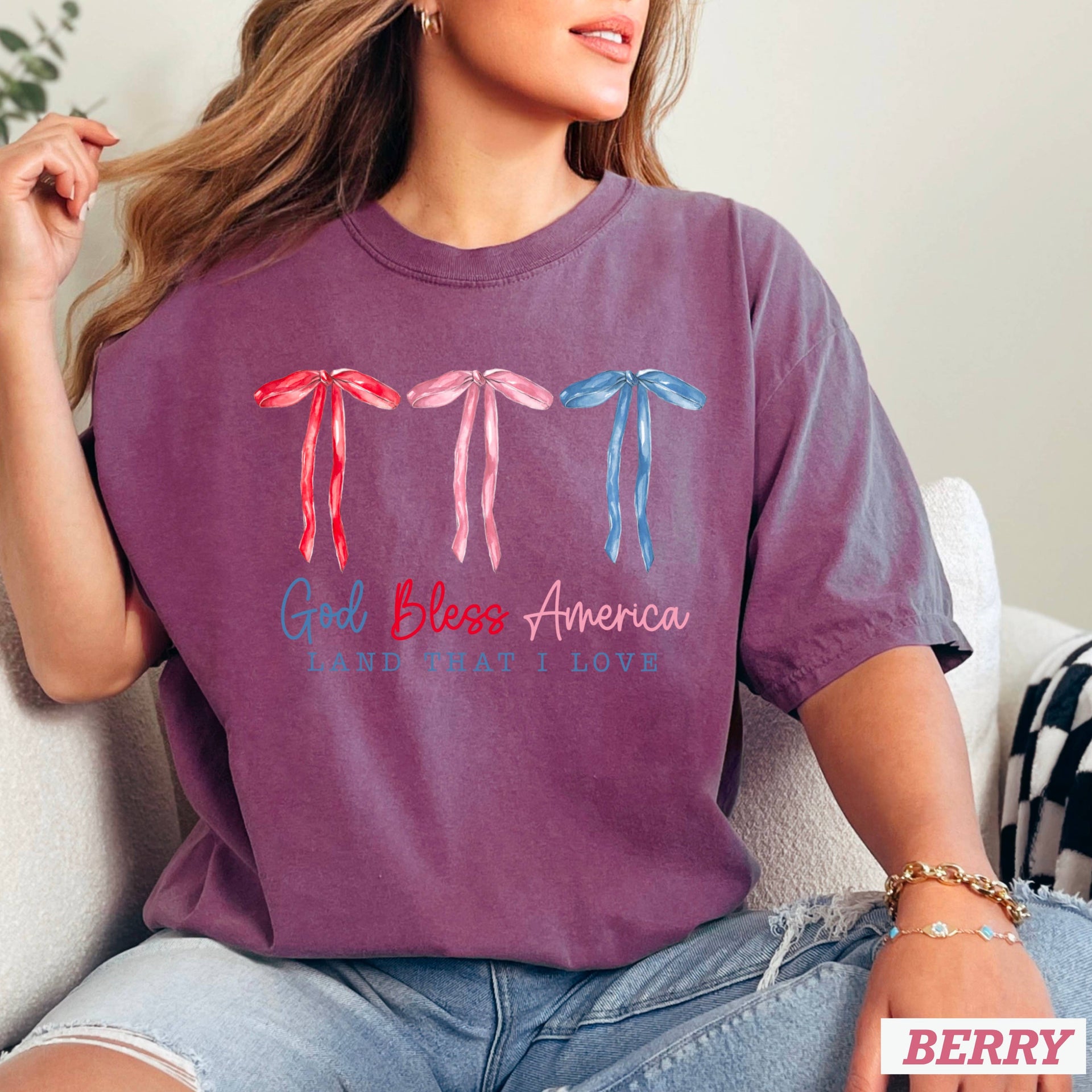 America Bow Graphic Shirt