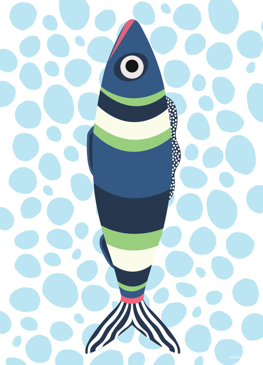 FishTowels Mr. Blue