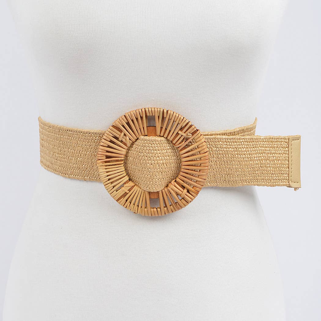 Bamboo Buckle Stretch Belt