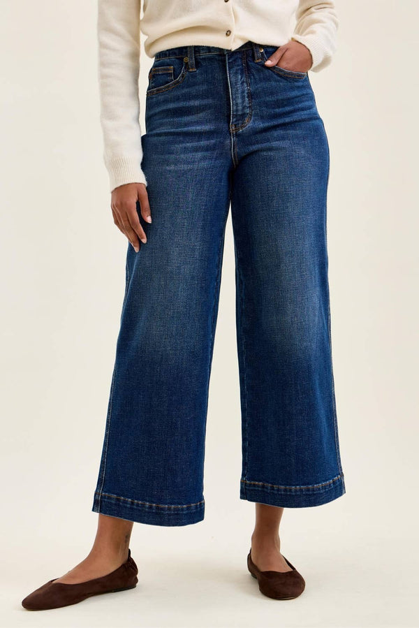 Judy Ankle Wide - Dark Indigo