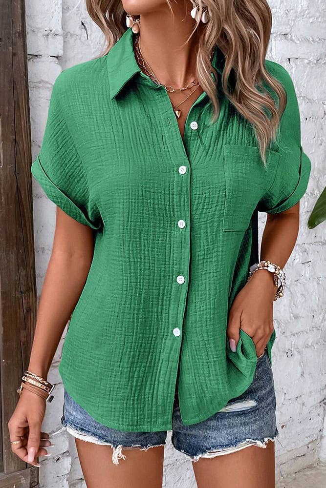 Freda Button Up Blouse
