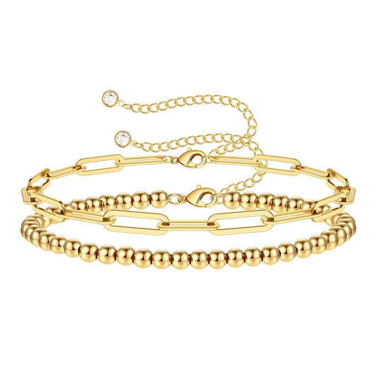 DRIFT Double Gold Bracelets