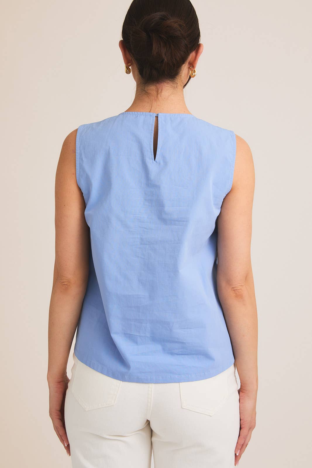 Pleated Sleeveless Top - Leza Style
