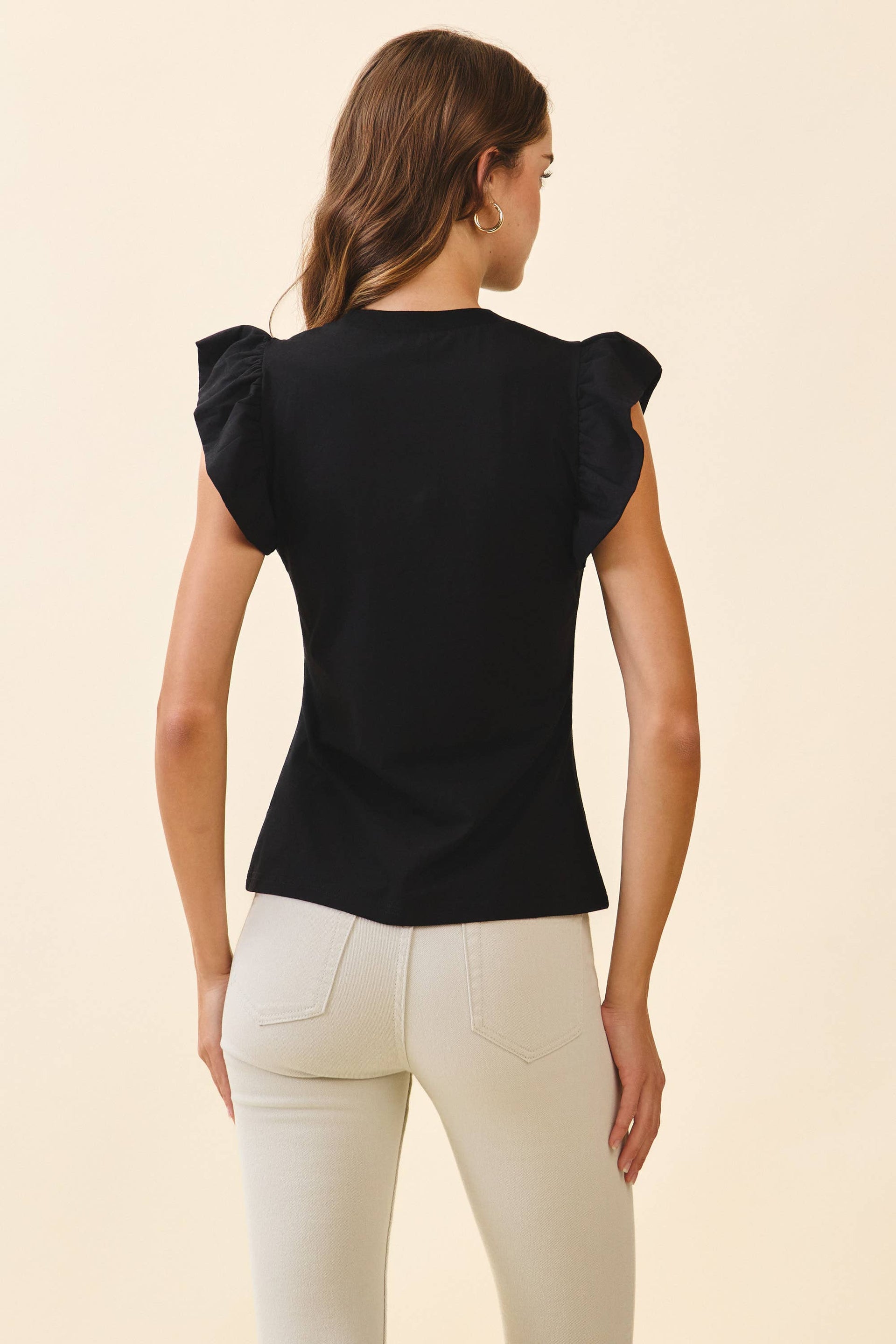 Flutter Sleeveless Top