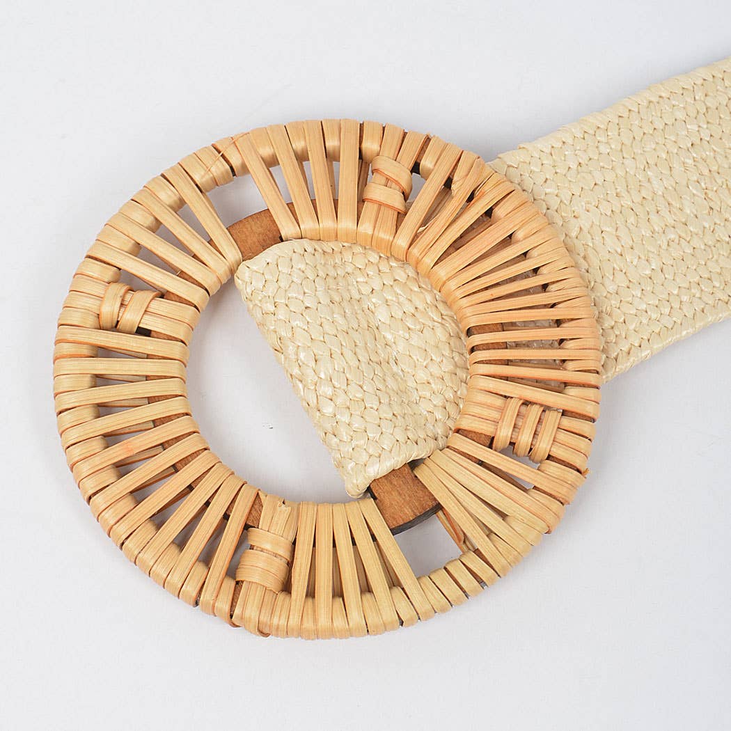 Bamboo Buckle Stretch Belt