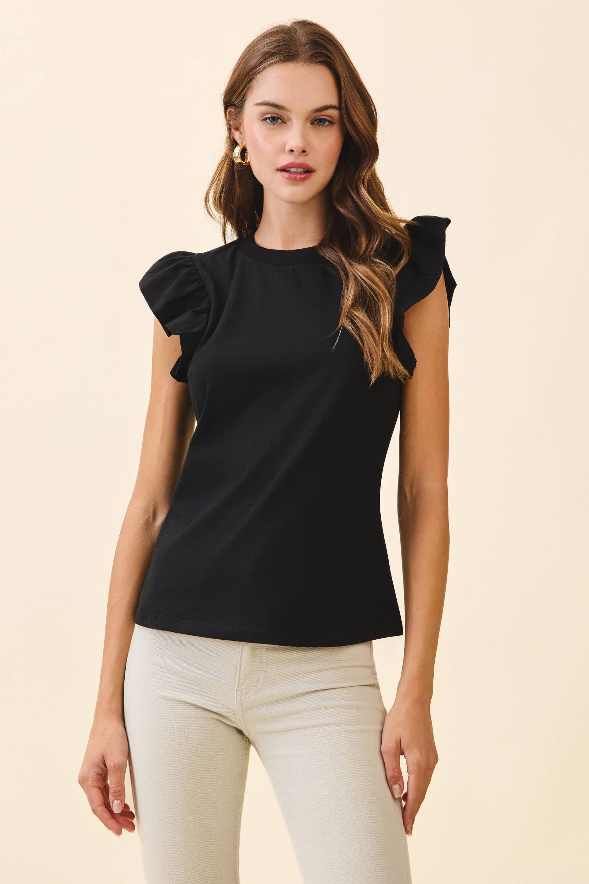 Flutter Sleeveless Top