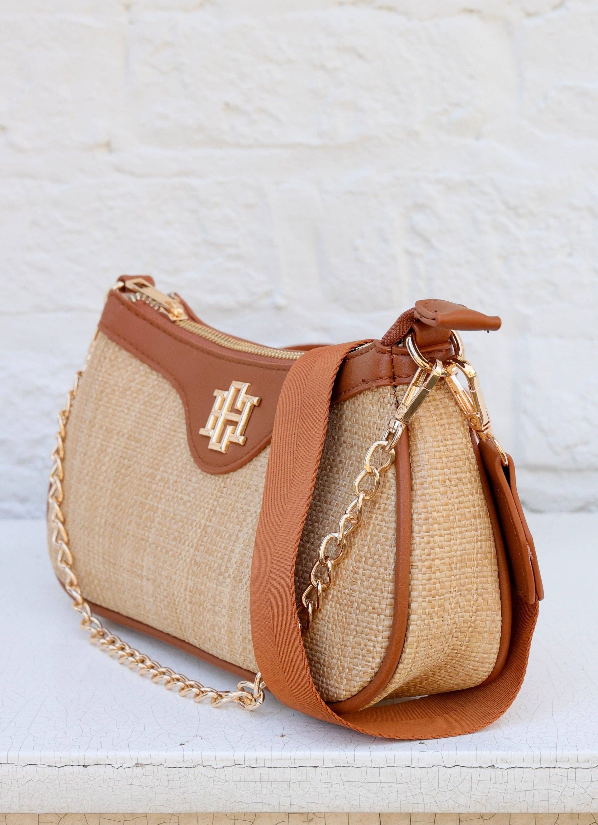 Gianna Crossbody: Camel