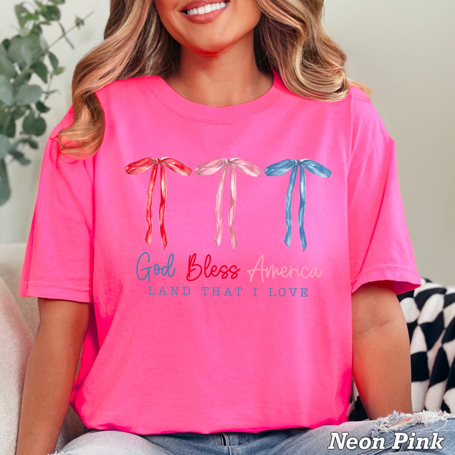 America Bow Graphic Shirt