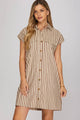 Stripe Mini Dress