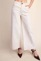 Ecru Wide Leg Pants
