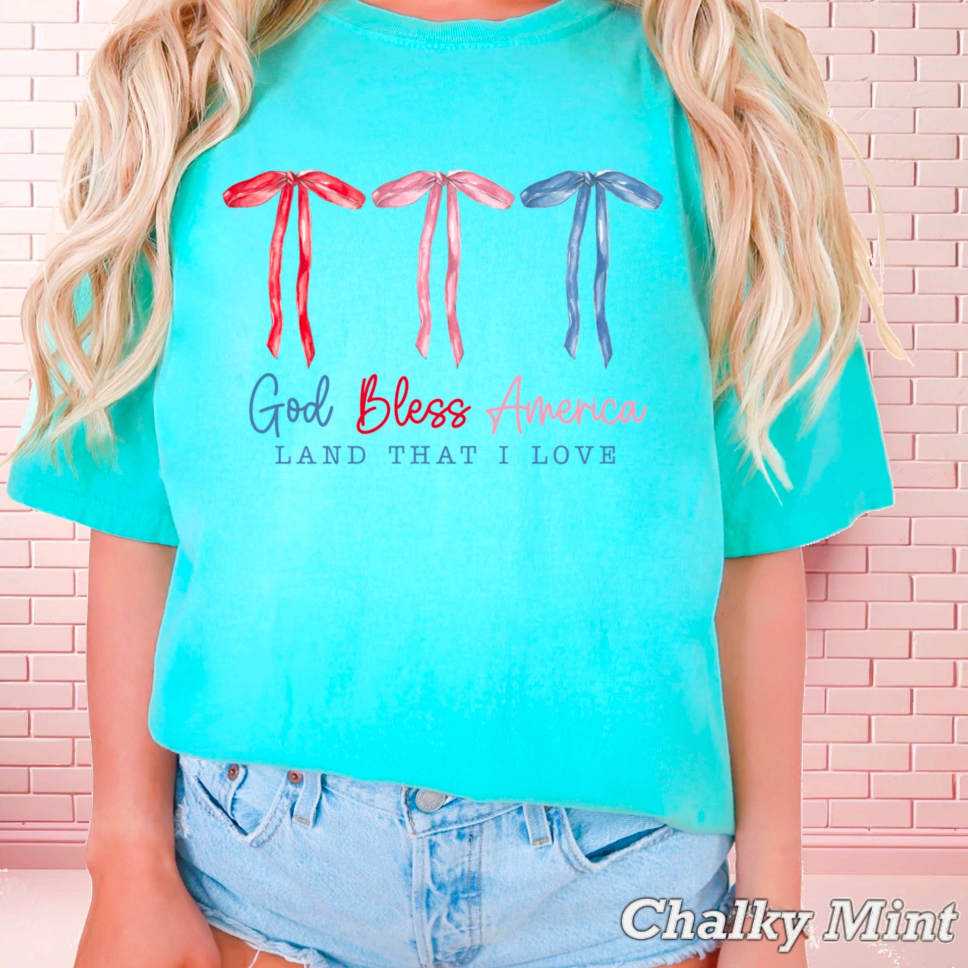 America Bow Graphic Shirt